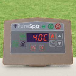 Jacuzzi SPA gonflabil Intex Calacatta Dual Zone Deluxe 28464 (White/Brown) Thumb