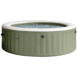 Надувное СПА джакузи Intex PureSpa Bubble Massage 28426 (Olive)
