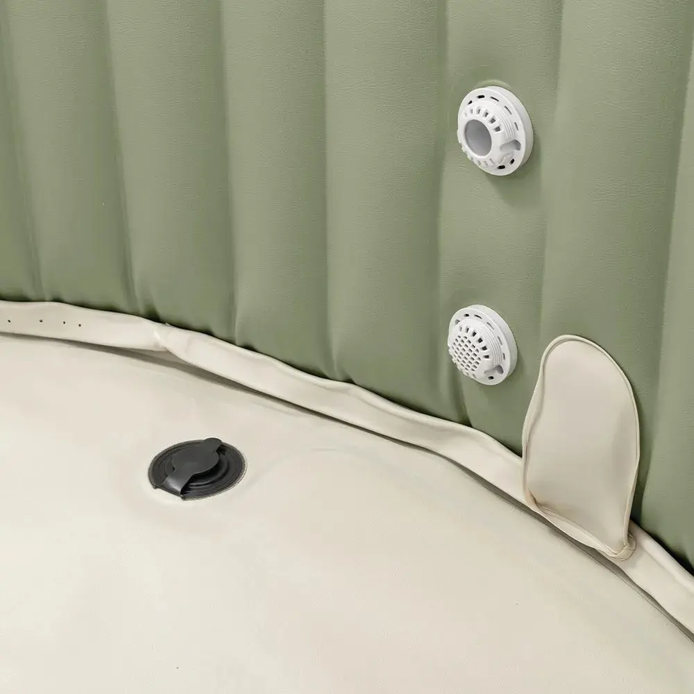 Надувное СПА джакузи Intex PureSpa Bubble Massage 28426 (Olive) - 7