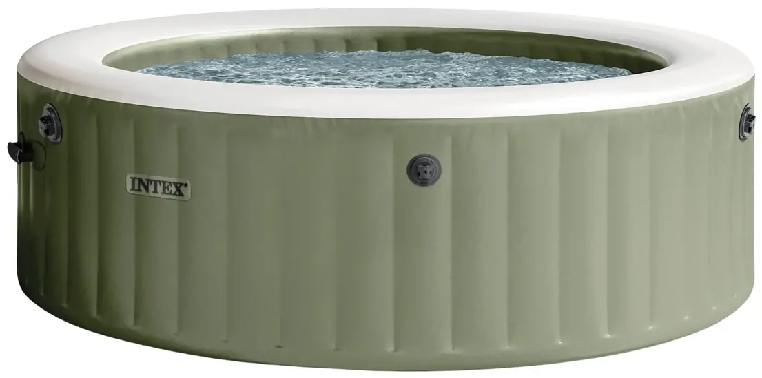 Надувное СПА джакузи Intex PureSpa Bubble Massage 28426 (Olive)
