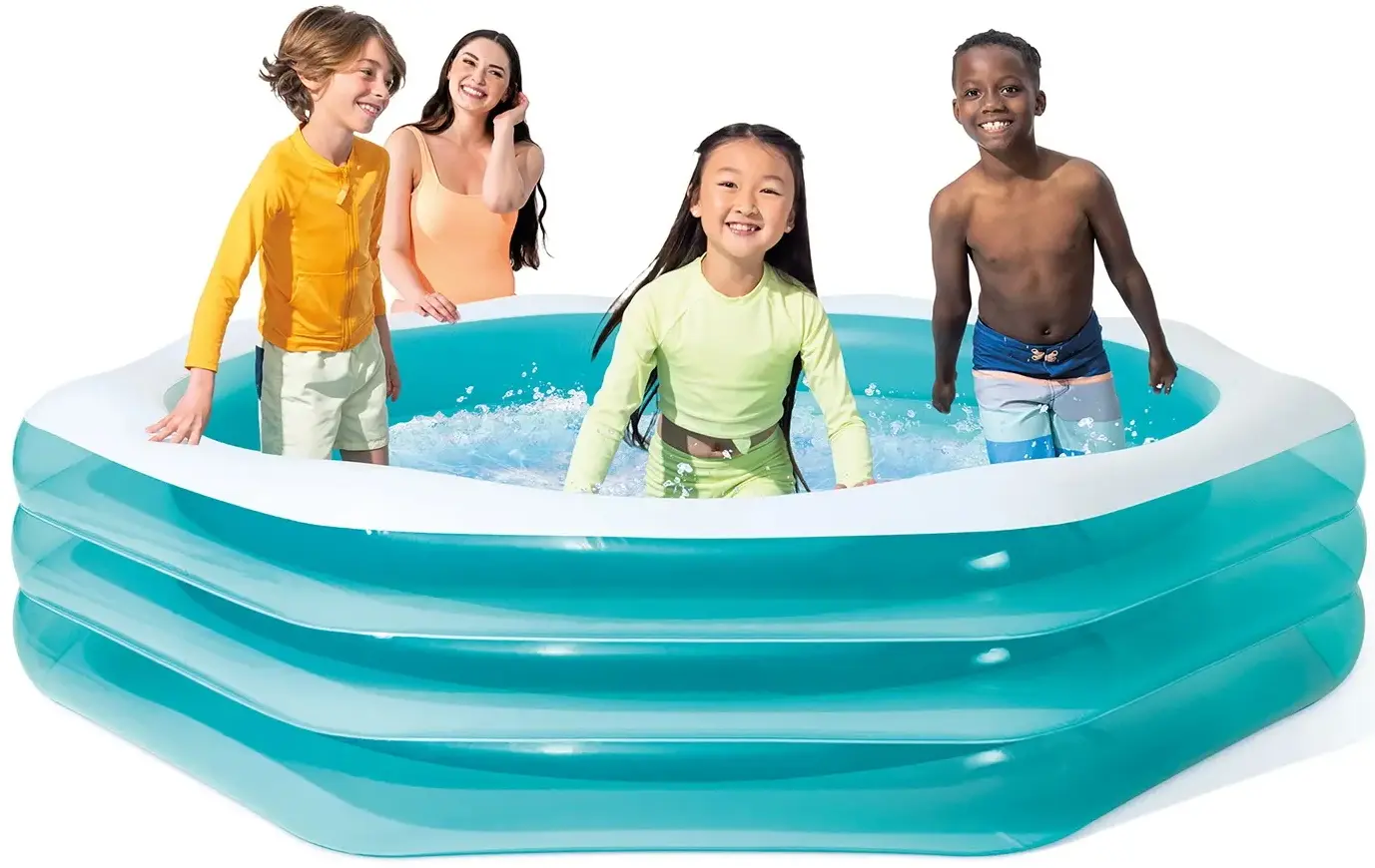 Надувной бассейн Intex 58492 (Light Blue/White) - 4