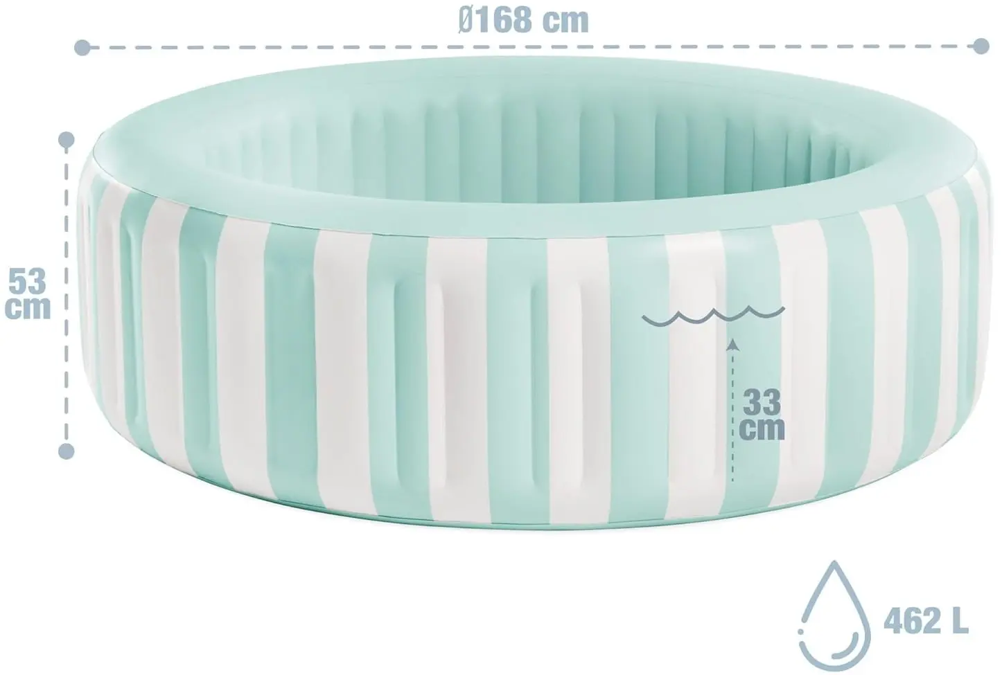 Piscina gonflabila Intex Coastal Luxury 56182NP (White/Blue) - 2