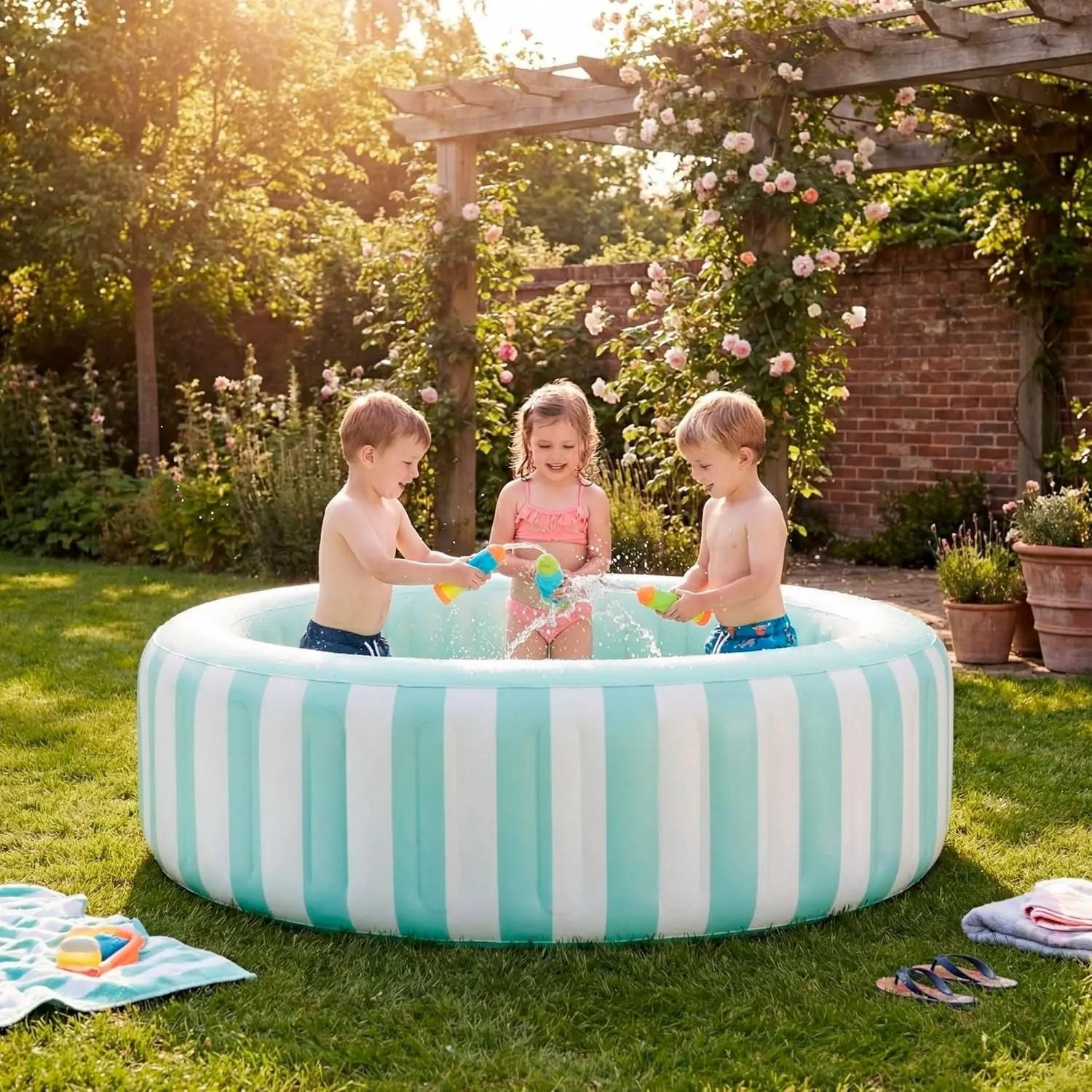 Piscina gonflabila Intex Coastal Luxury 56182NP (White/Blue) - 6