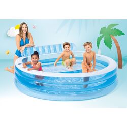 Piscina gonflabila Intex Family Lounge 57190 (Blue/White) Thumb