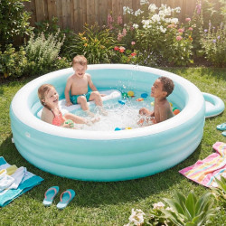 Piscină gonflabilă Intex Swim Center Canopy Lounge 57195 (Blue/White) Thumb