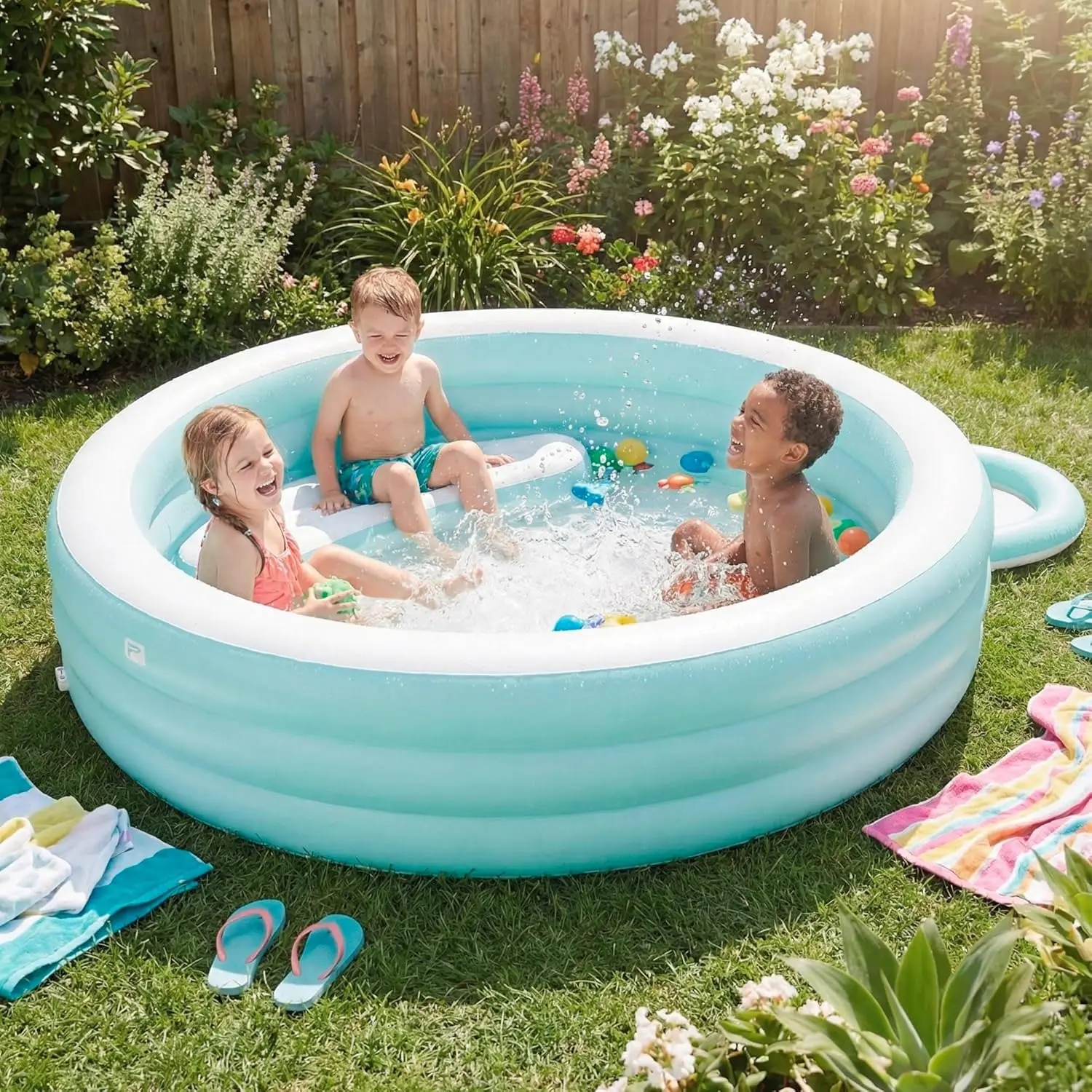 Piscină gonflabilă Intex Swim Center Canopy Lounge 57195 (Blue/White) - 7