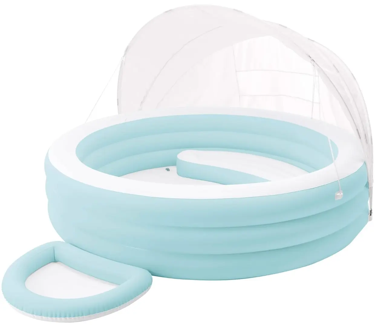 Piscină gonflabilă Intex Swim Center Canopy Lounge 57195 (Blue/White)