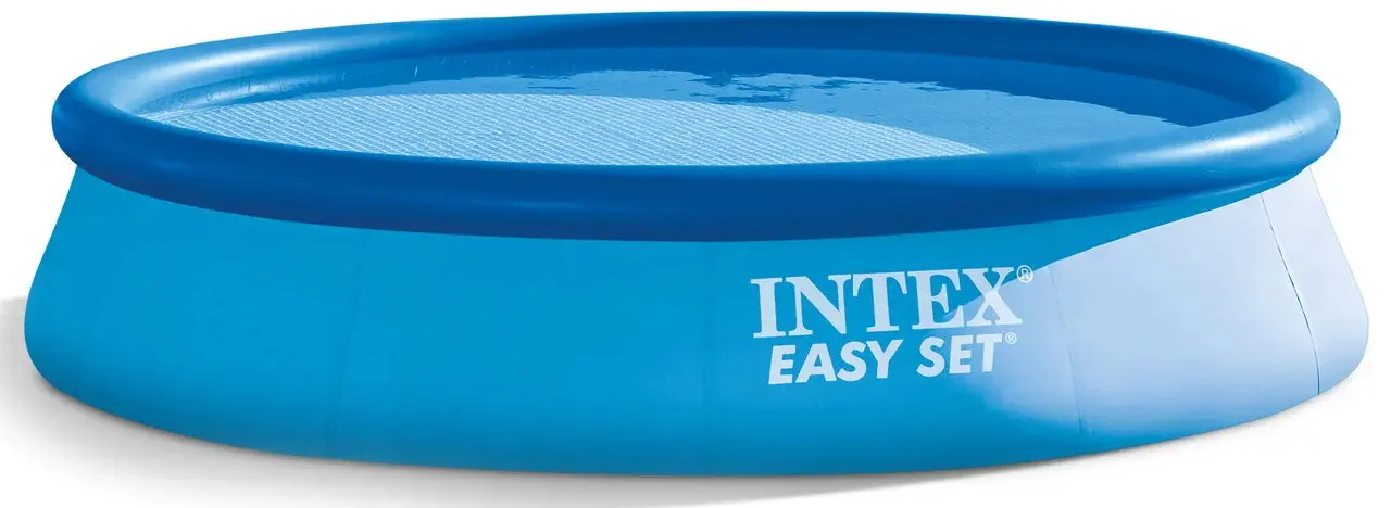 Piscina gonflabila cu acoperire Intex Easy Set 28130 + 28022 (Blue)