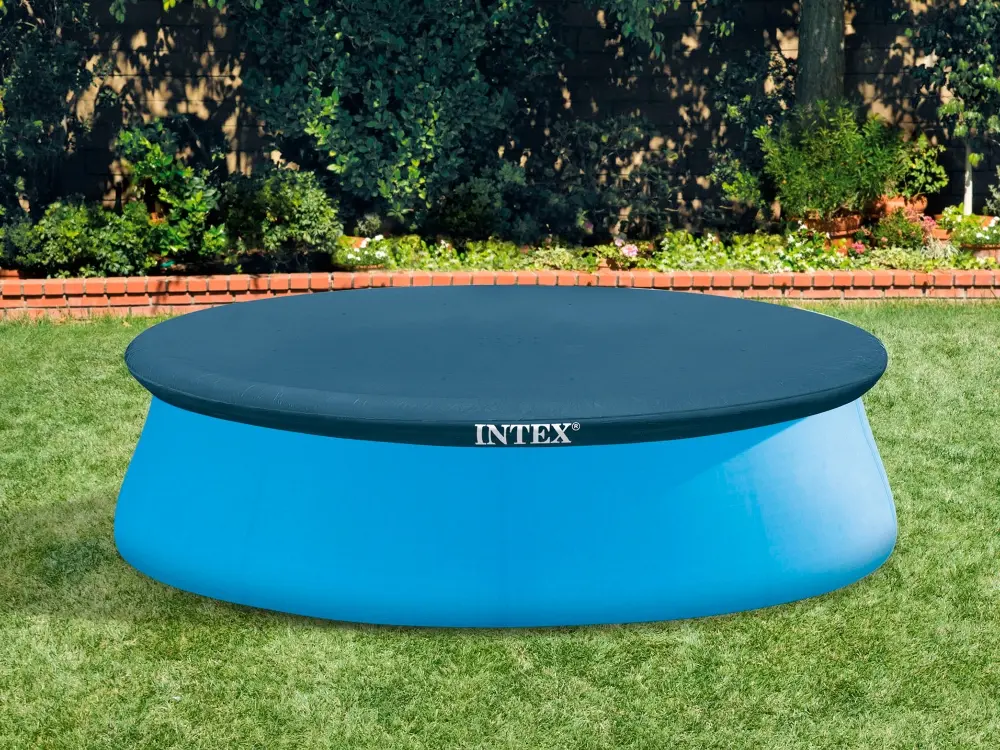 Piscina gonflabila cu acoperire Intex Easy Set 28130 + 28022 (Blue)