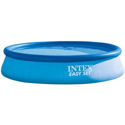 Надувной бассейн с тентом Intex Easy Set 28143 + 28026 (Blue) Thumb