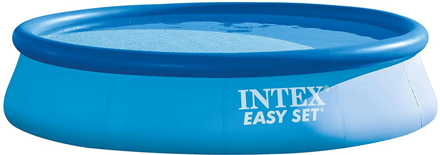Надувной бассейн с тентом Intex Easy Set 28143 + 28026 (Blue)