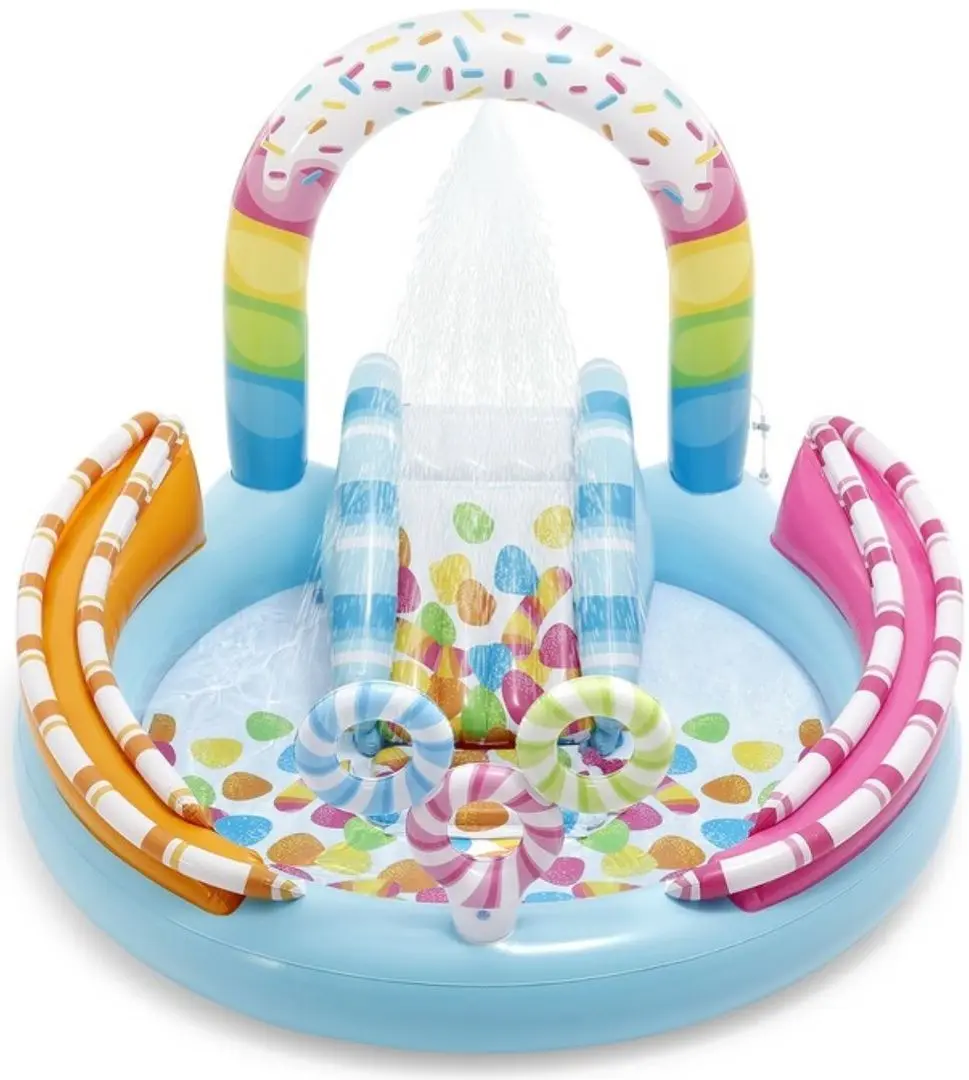 Надувной игровой центр-бассейн Intex Candy Fun 57144 (Blue)