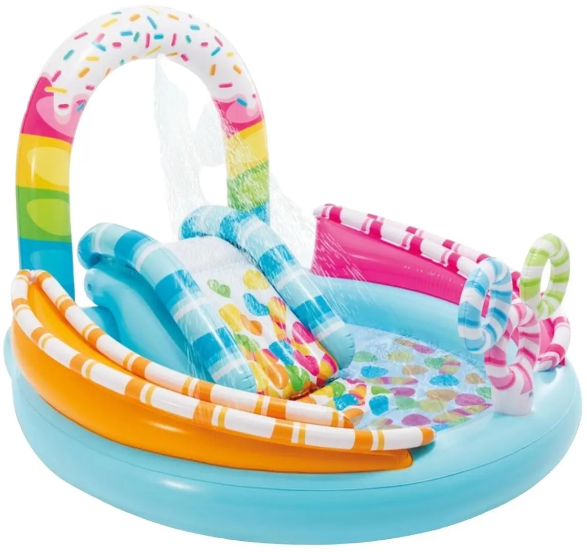 Надувной игровой центр-бассейн Intex Candy Fun 57144 (Blue)