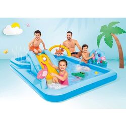 Piscina-centru de joaca gonflabil Intex Jungle Adventures 57161 (Blue) Thumb