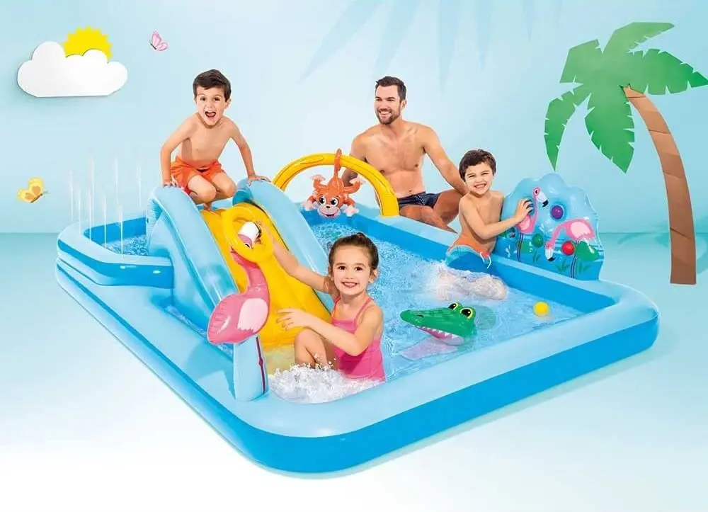 Piscina-centru de joaca gonflabil Intex Jungle Adventures 57161 (Blue) - 4