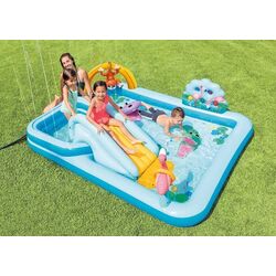 Piscina-centru de joaca gonflabil Intex Jungle Adventures 57161 (Blue) Thumb