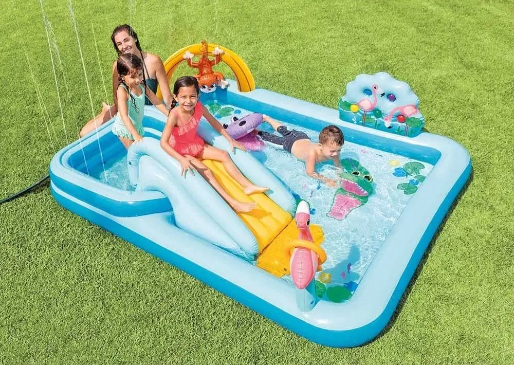 Piscina-centru de joaca gonflabil Intex Jungle Adventures 57161 (Blue) - 6
