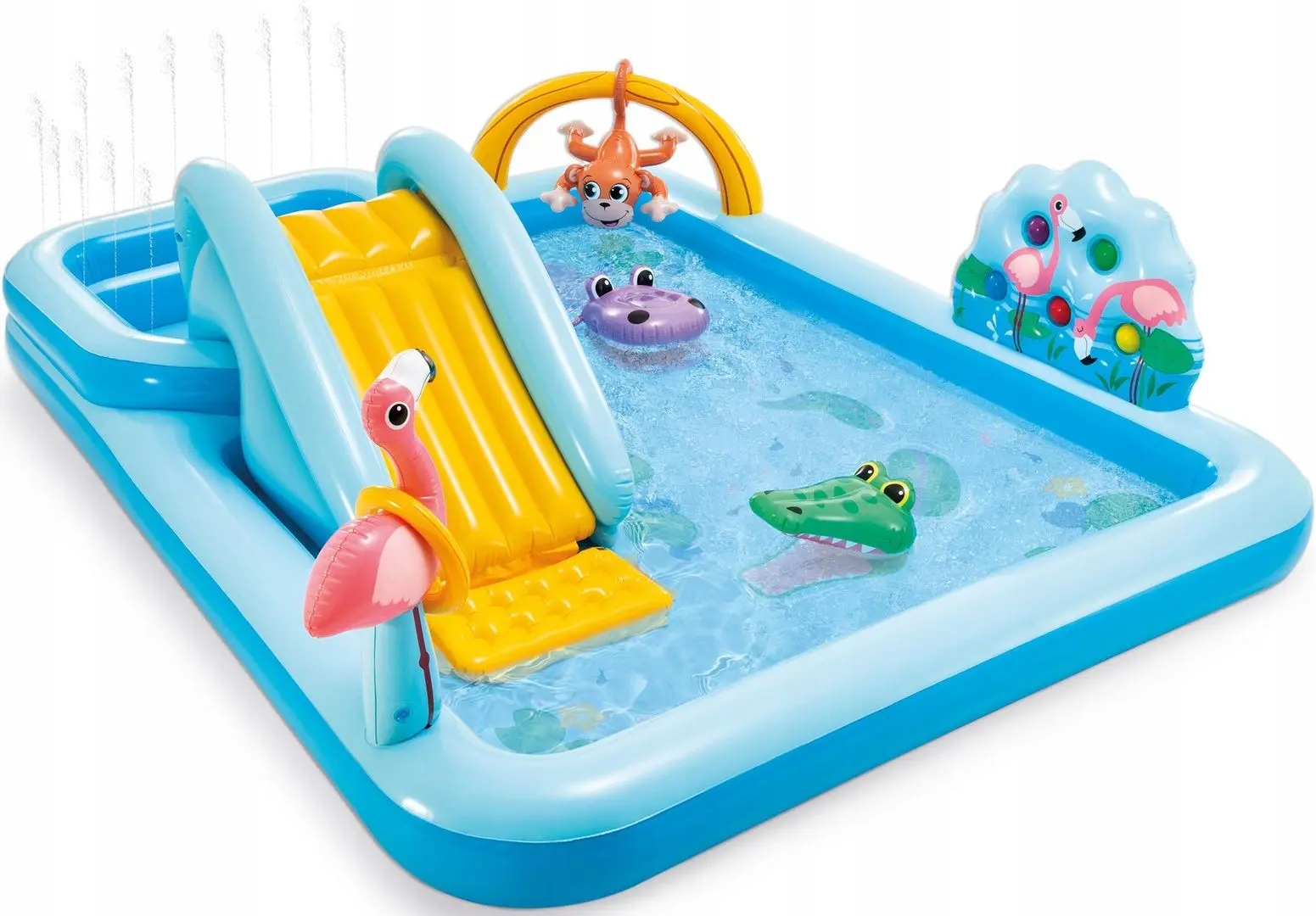 Piscina-centru de joaca gonflabil Intex Jungle Adventures 57161 (Blue)