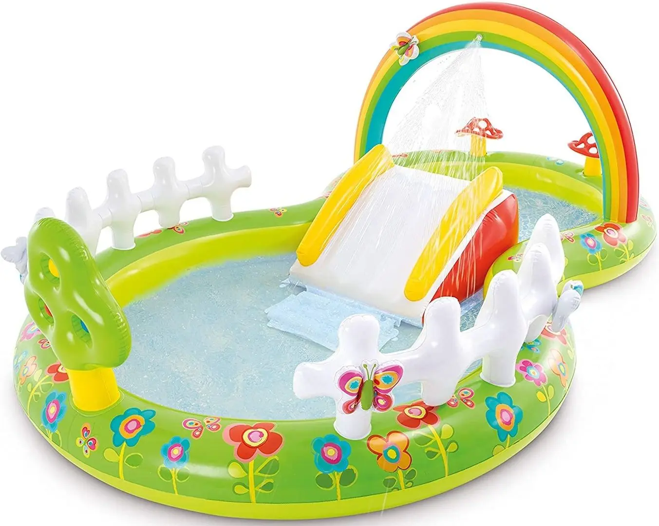 Надувной игровой центр-бассейн Intex My garden 57154 (Green)
