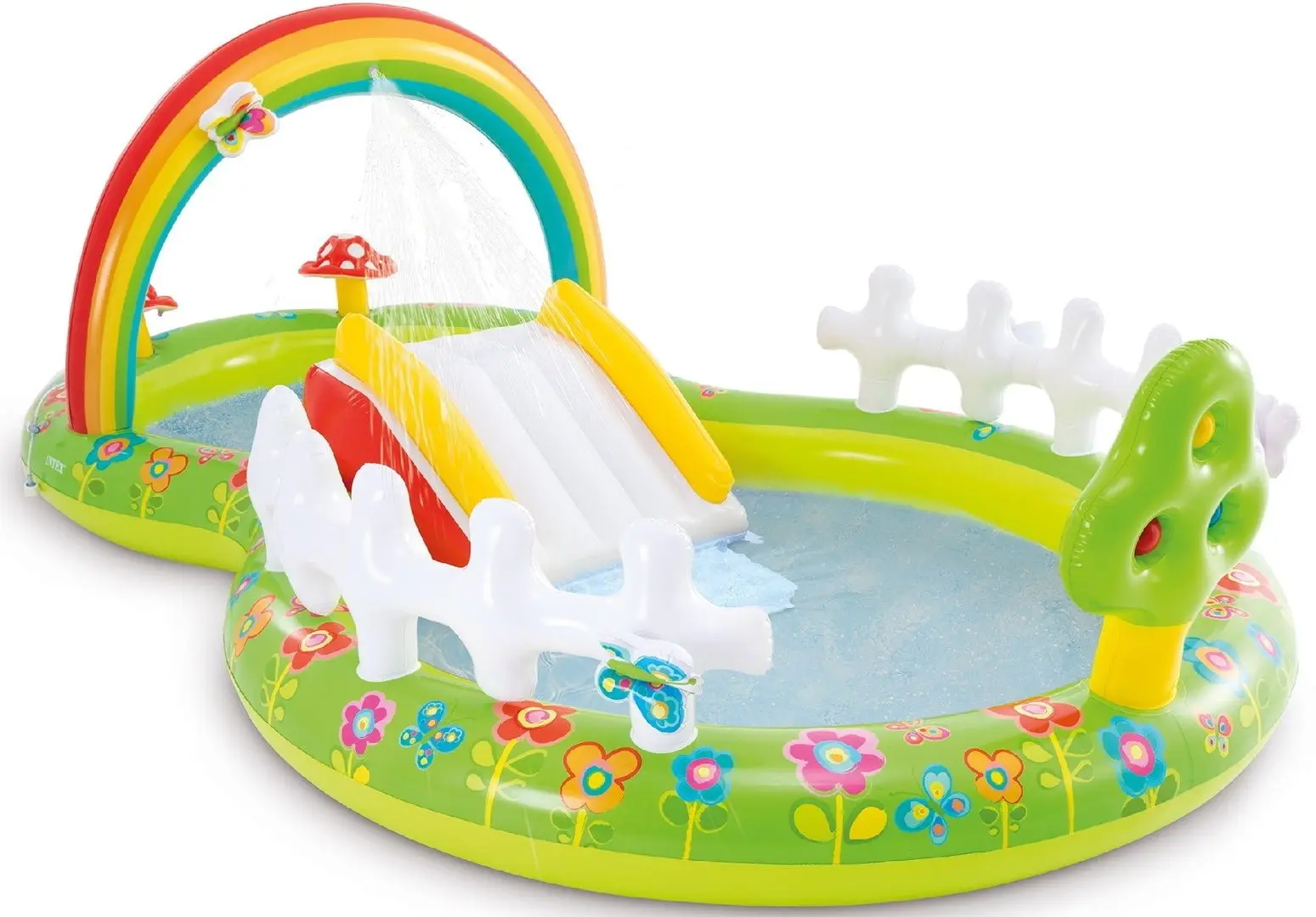 Надувной игровой центр-бассейн Intex My garden 57154 (Green)