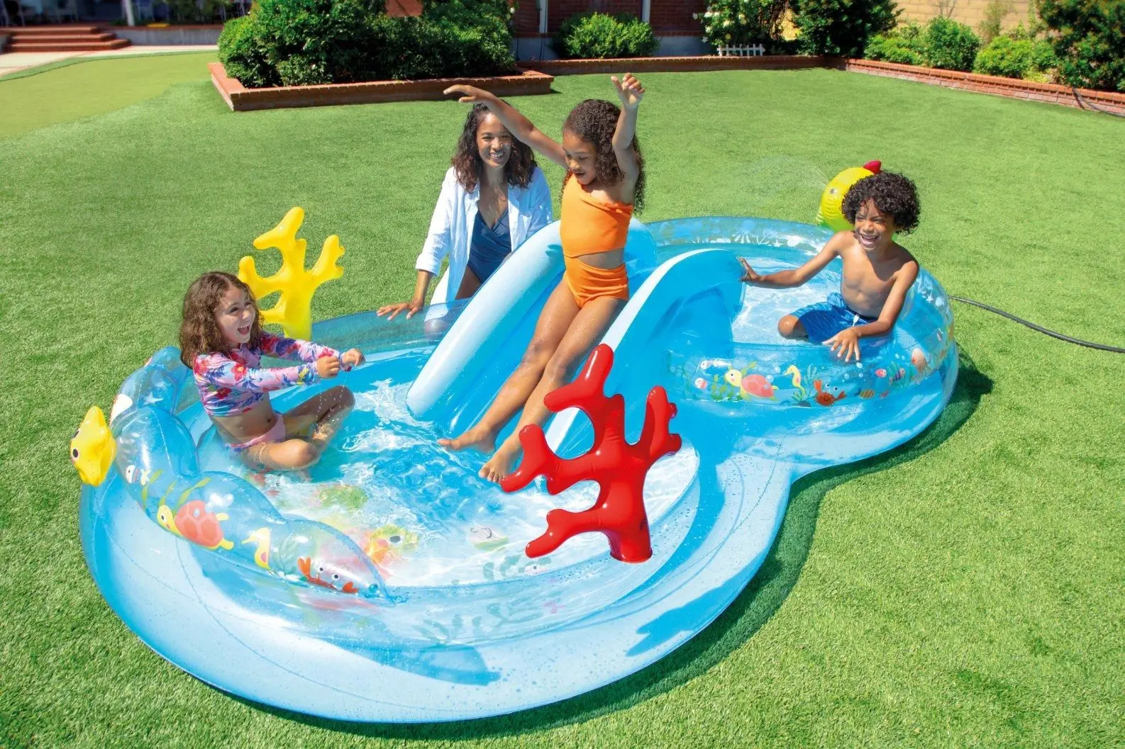 Piscina-centru de joaca gonflabil Intex Under the sea 56143 (Blue)