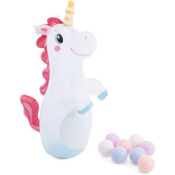 Piscina-centru de joaca gonflabil Intex Unicorn Castle 56148 (Multicolour) Thumb