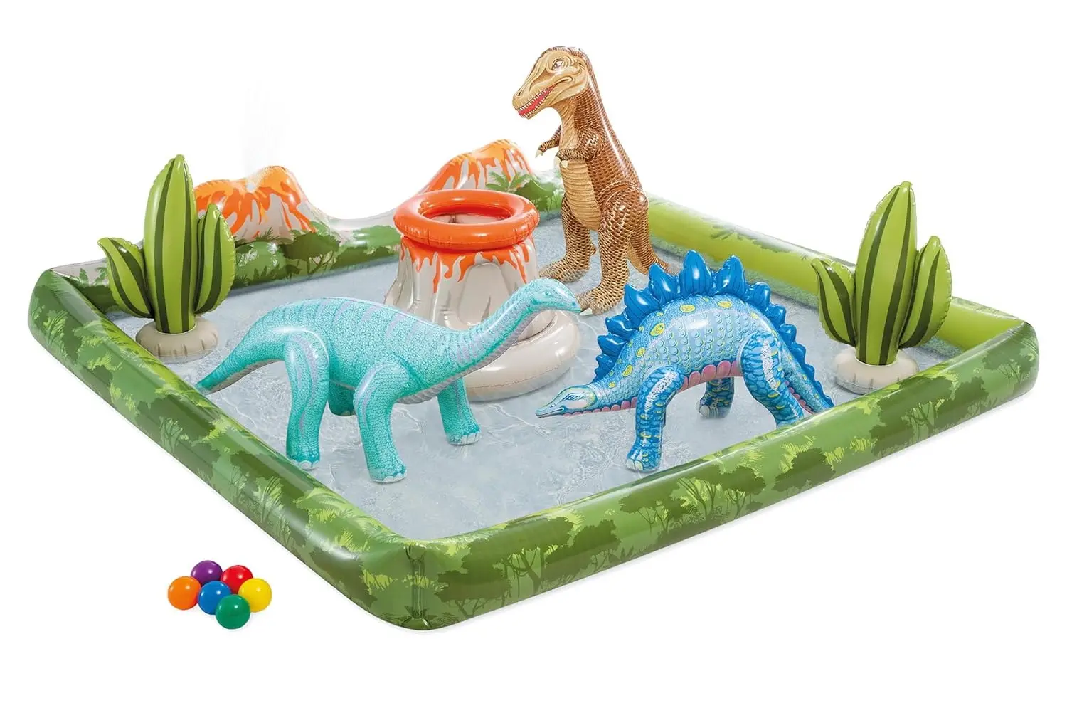 Надувной игровой центр Intex Dino Land 56132
