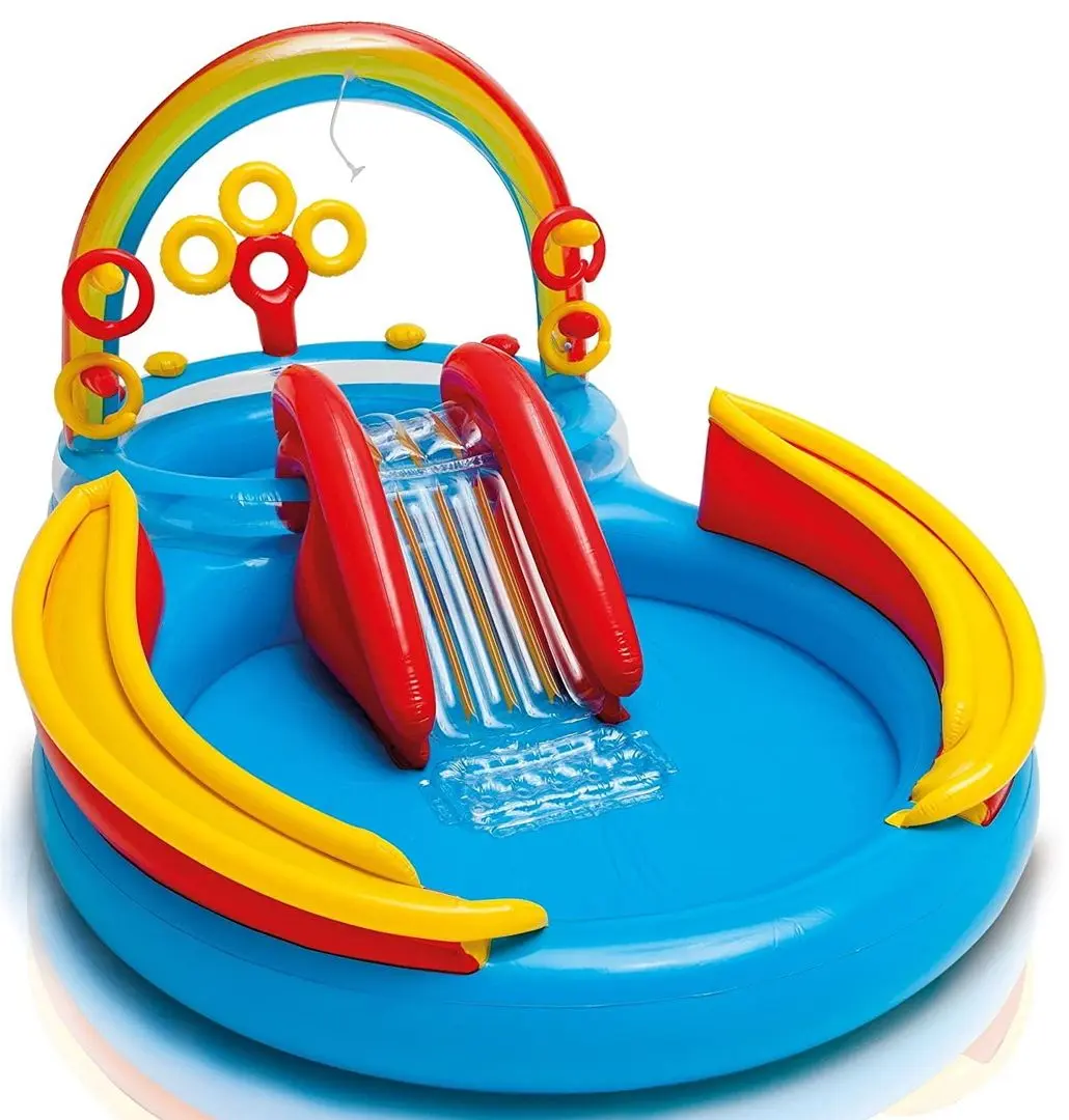 Centru de joaca gonflabil Intex Rainbow Ring 57453 (Blue/Red)