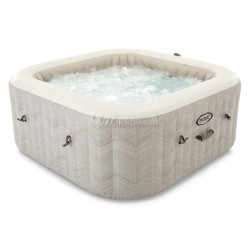 Jacuzzi SPA Intex Chevron Deluxe Square Bubble 28446 (Beige)