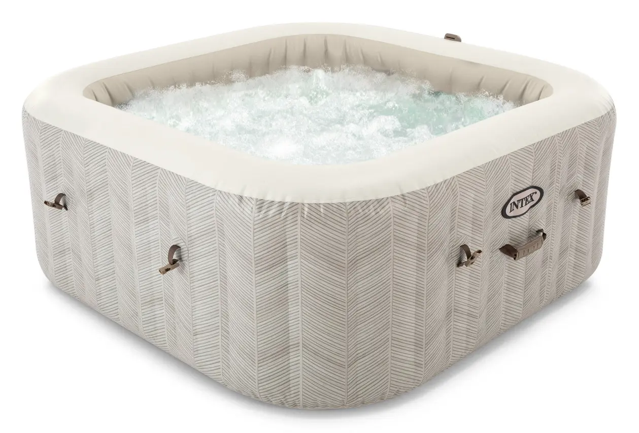 Jacuzzi SPA Intex Chevron Deluxe Square Bubble 28446 (Beige)