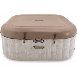 Jacuzzi SPA Intex Chevron Deluxe Square Bubble 28472 (Beige) Thumb
