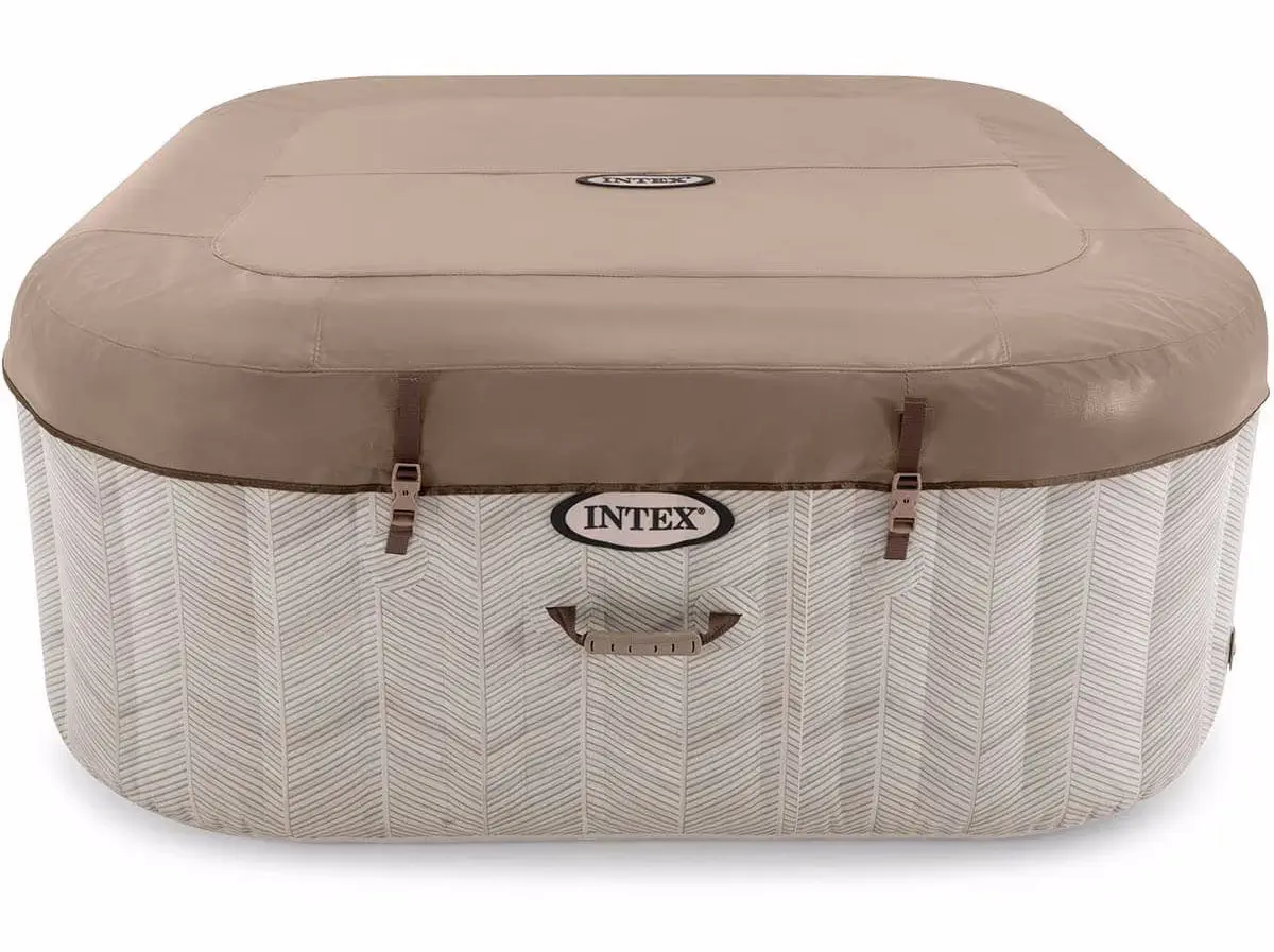 Jacuzzi SPA Intex Chevron Deluxe Square Bubble 28472 (Beige)