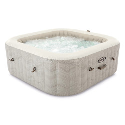 Jacuzzi SPA Intex Chevron Deluxe Square Bubble 28472 (Beige)