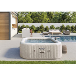 Jacuzzi SPA Intex Chevron Deluxe Square Bubble 28472 (Beige) Thumb