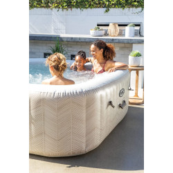 Jacuzzi SPA Intex Chevron Deluxe Square Bubble 28472 (Beige) Thumb
