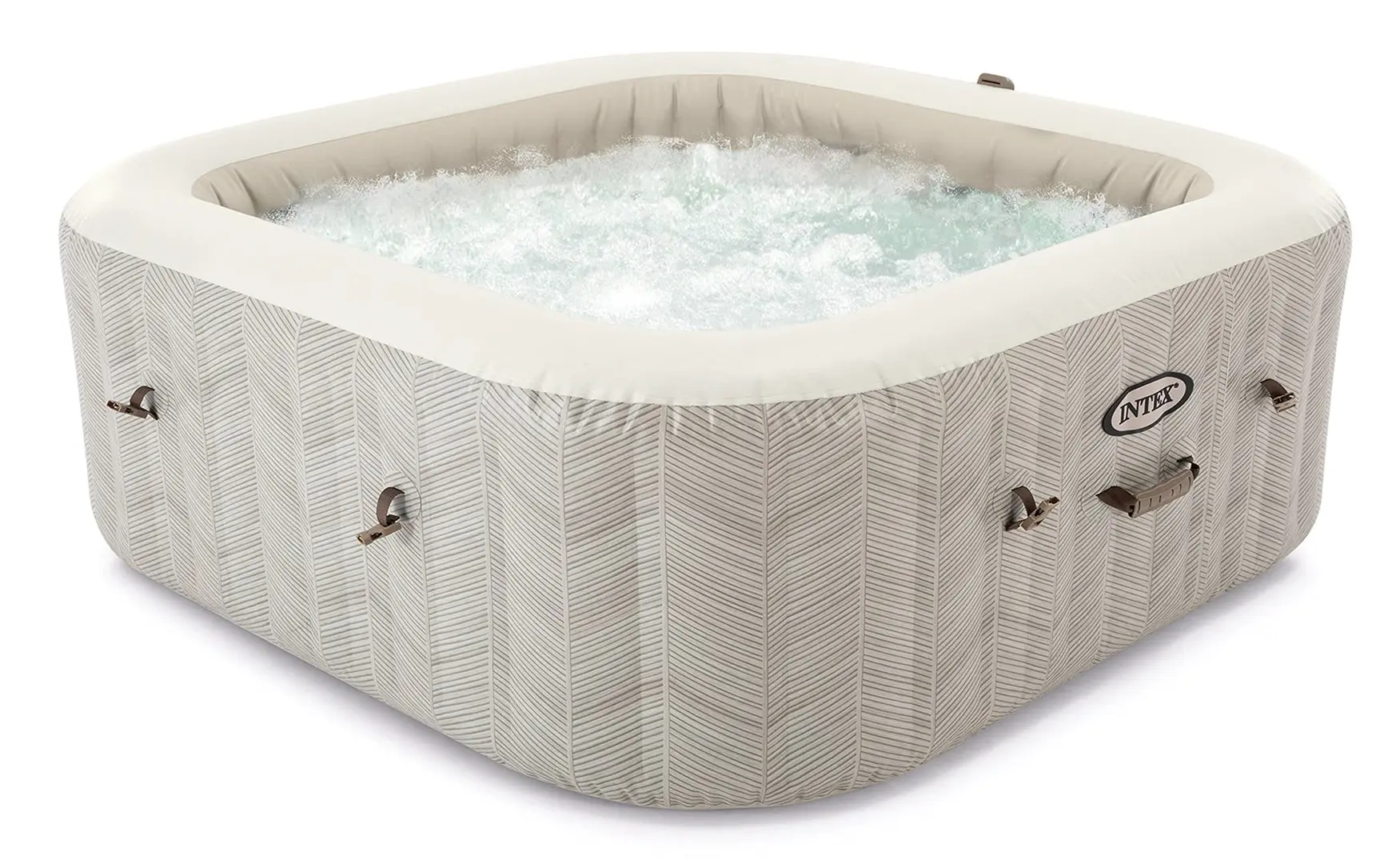 Jacuzzi SPA Intex Chevron Deluxe Square Bubble 28472 (Beige)