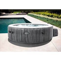 Jacuzzi SPA Intex PureSpa Bubble Therapy GreyWood Deluxe 28440 Thumb