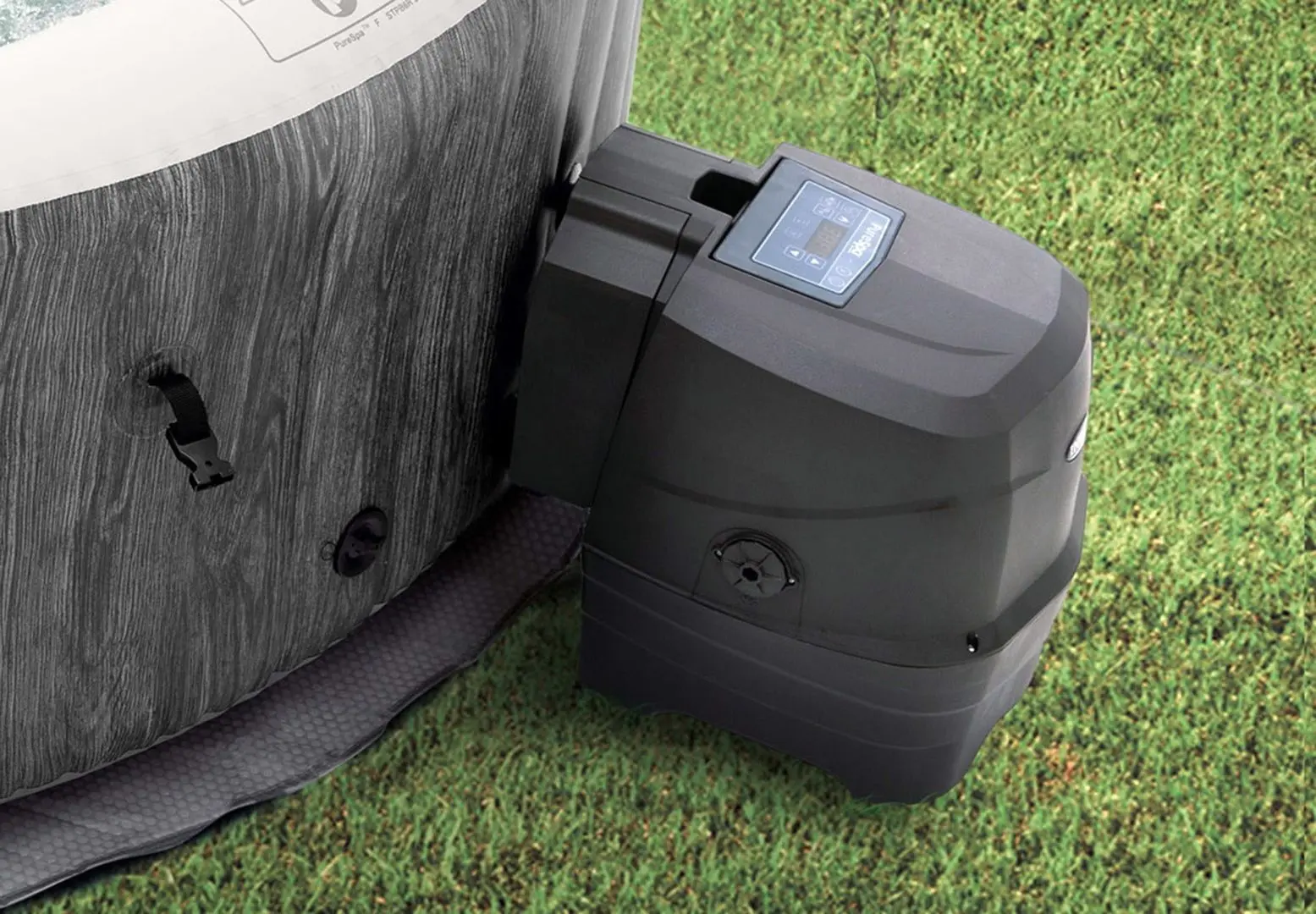 Jacuzzi SPA Intex PureSpa Bubble Therapy GreyWood Deluxe 28440