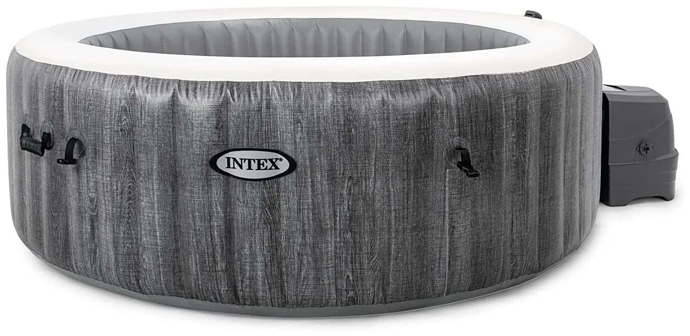 Jacuzzi SPA Intex PureSpa Bubble Therapy GreyWood Deluxe 28440