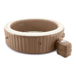 Jacuzzi SPA Intex Sahara Tan Round Bubble Spa 28412 (Brown) Thumb
