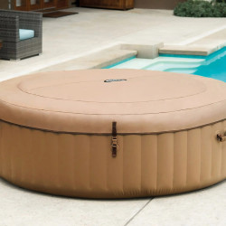 Jacuzzi SPA Intex Sahara Tan Round Bubble Spa 28412 (Brown) Thumb