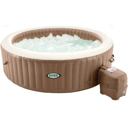Jacuzzi SPA Intex Sahara Tan Round Bubble Spa 28412 (Brown)