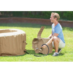 Jacuzzi SPA Intex Sahara Tan Round Bubble Spa 28412 (Brown) Thumb