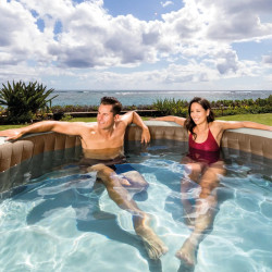 Jacuzzi SPA Intex Sahara Tan Round Bubble Spa 28412 (Brown) Thumb