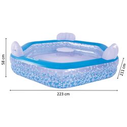 Piscina gonflabila pentru copii Jilong SunClub 57161 (Blue) Thumb