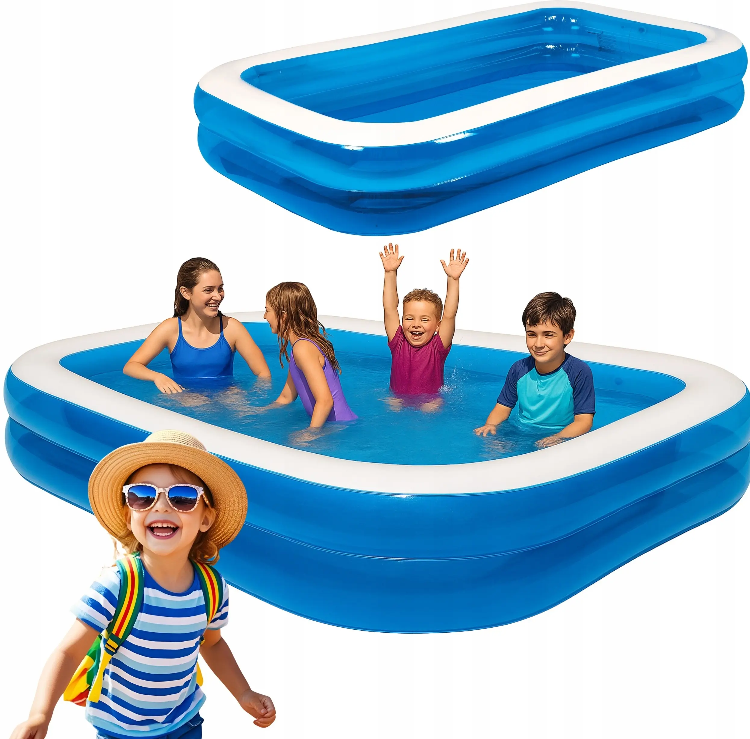 Piscina gonflabila Jilong SunClub 4473 (Blue) - 6