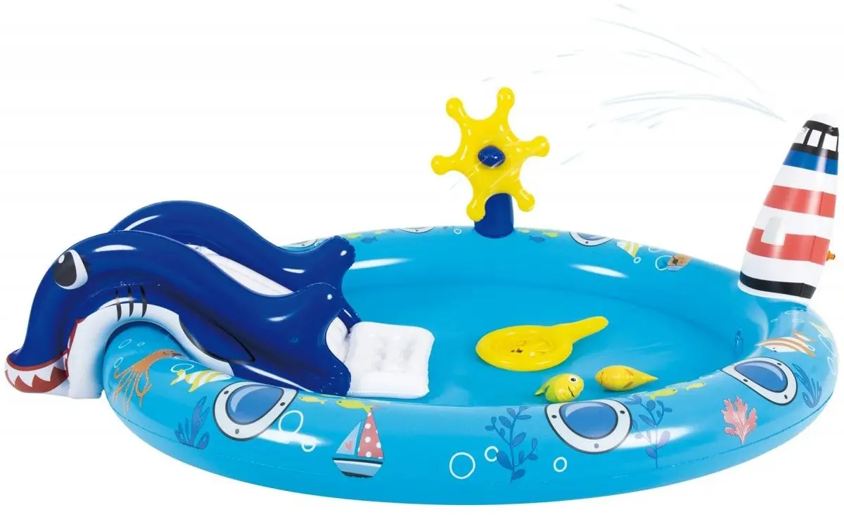 Надувной игровой центр-бассейн Jilong 51220 (Blue) - 2
