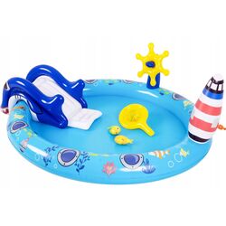 Надувной игровой центр-бассейн Jilong 51220 (Blue)