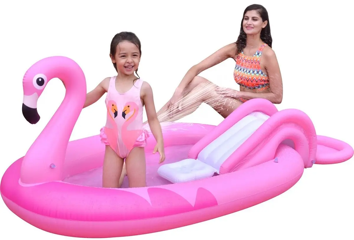 Piscina-centru de joacă gonflabil Jilong Flaming (Pink) - 10