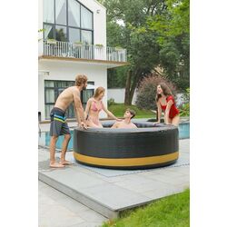 Jacuzzi SPA MSpa Premium Luxury Exotic 8050394 (Black/Yellow) Thumb
